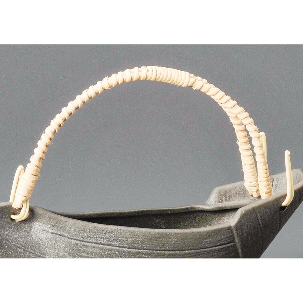 Sohougama Pottery Sake Cup Black Glaze Bone Sake Black Approx. 500ml 359-43-073