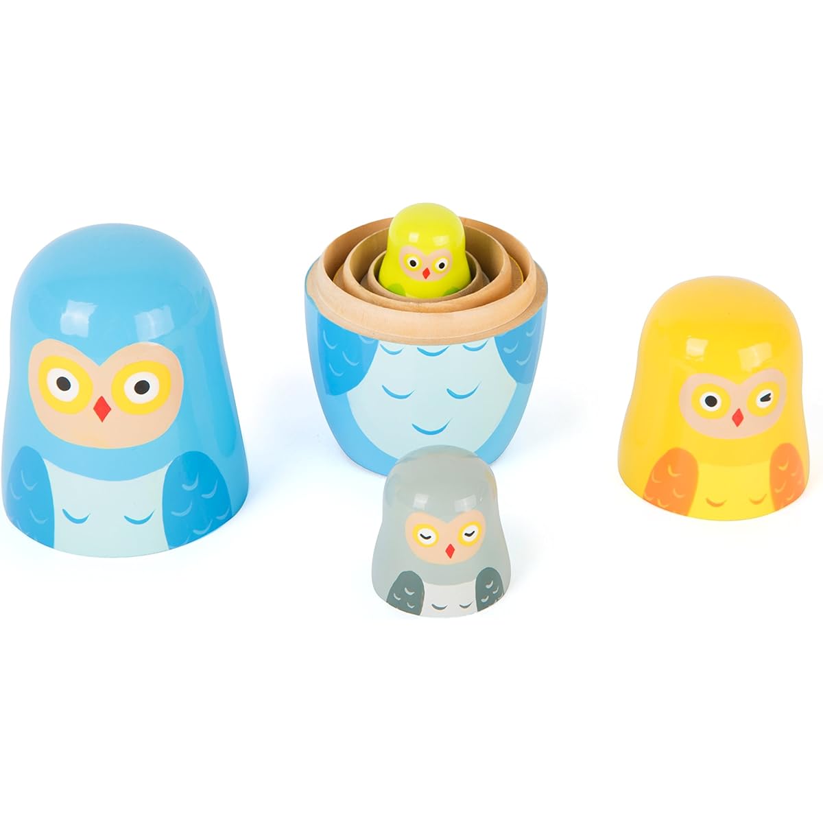 Matryoshka owl family