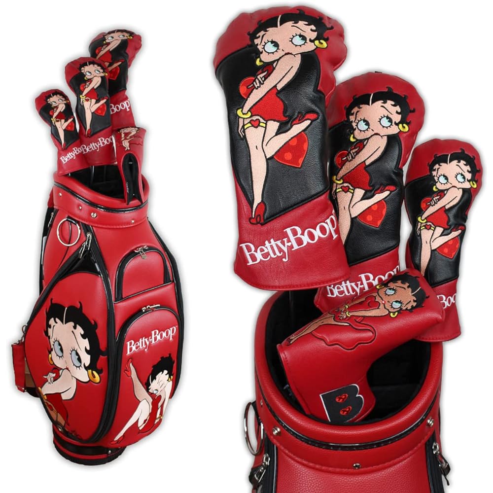 Hokushin Trading Betty-chan Betty Boop Head Cover OHC000□ Red