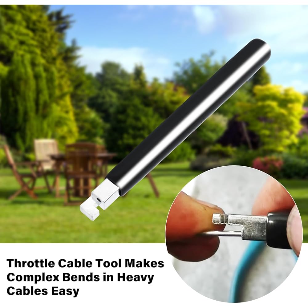 Rvanv 42-455 Grip Handle Throttle Wire for Z Bender Oregon Sten 750-455 0.54" 0.72" Throttle Control Inner Wire (3 Pieces)