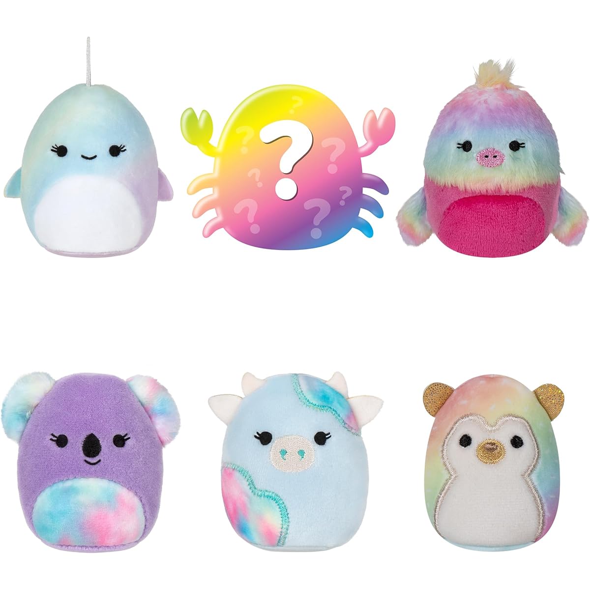 Squishmallows Official Kellytoys Squishville Garden Party Squad Ludwig Lutbaga Sydney Mushroom Frog Ultimate Soft Plush Toy