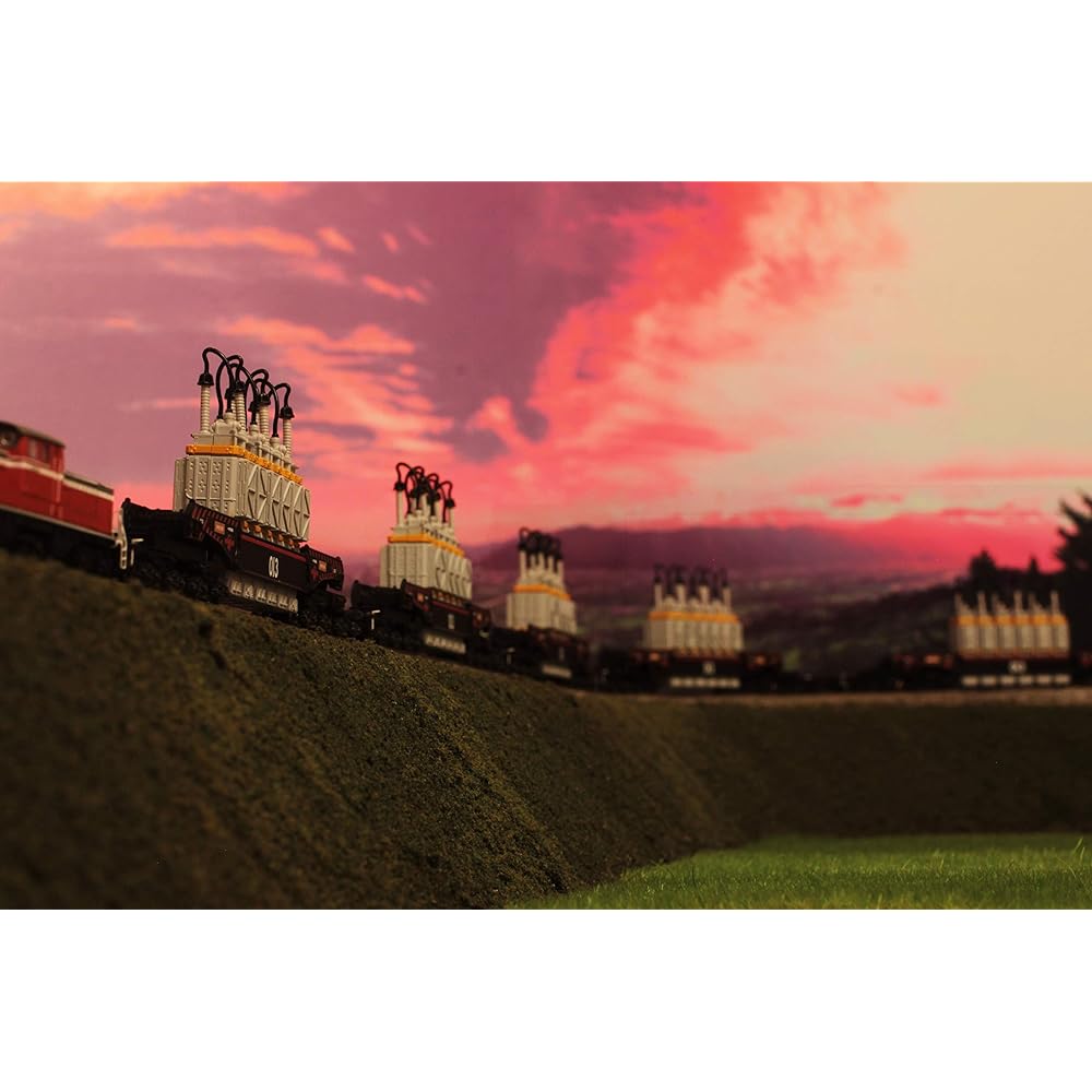 Rokuhan Z Gauge Evangelion New Theatrical Edition NERV Special Railway Shimofutagoyama Branch Line "Operation Yashima" DD51 & Shiki880 2-Car Set T037-3 Railway Model Diesel Locomotive Freight Car