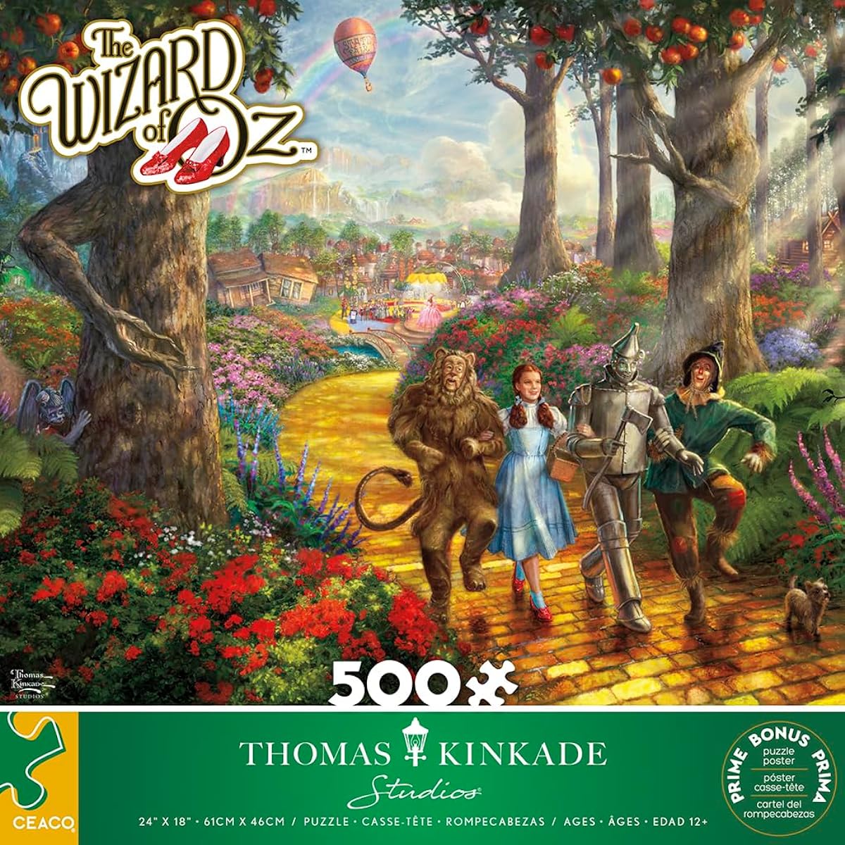 Ceaco - Thomas Kinkade - Yellow Brick Road - 500 Piece Jigsaw Puzzle