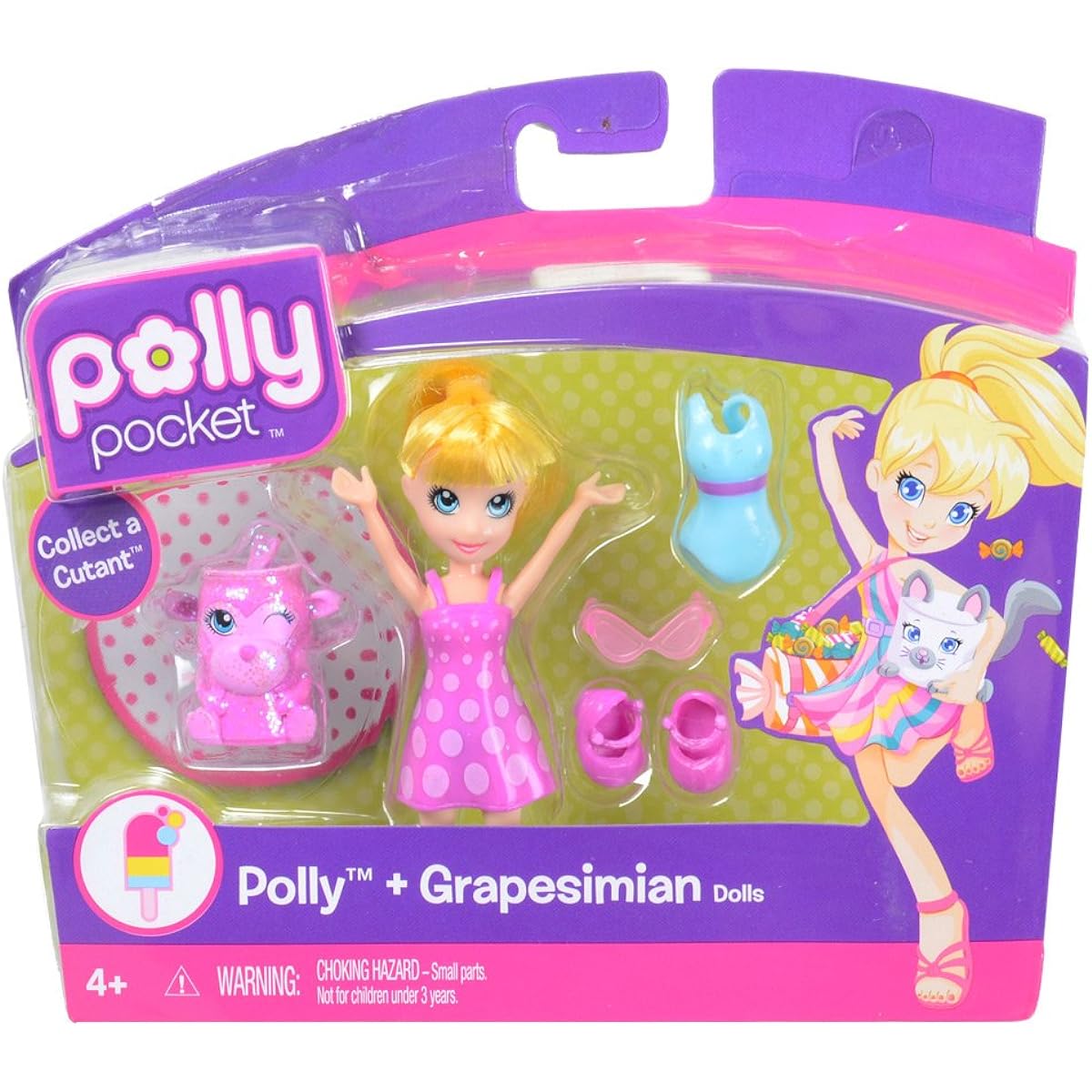 Polly Pocket Polly & Grapesimian Cutant