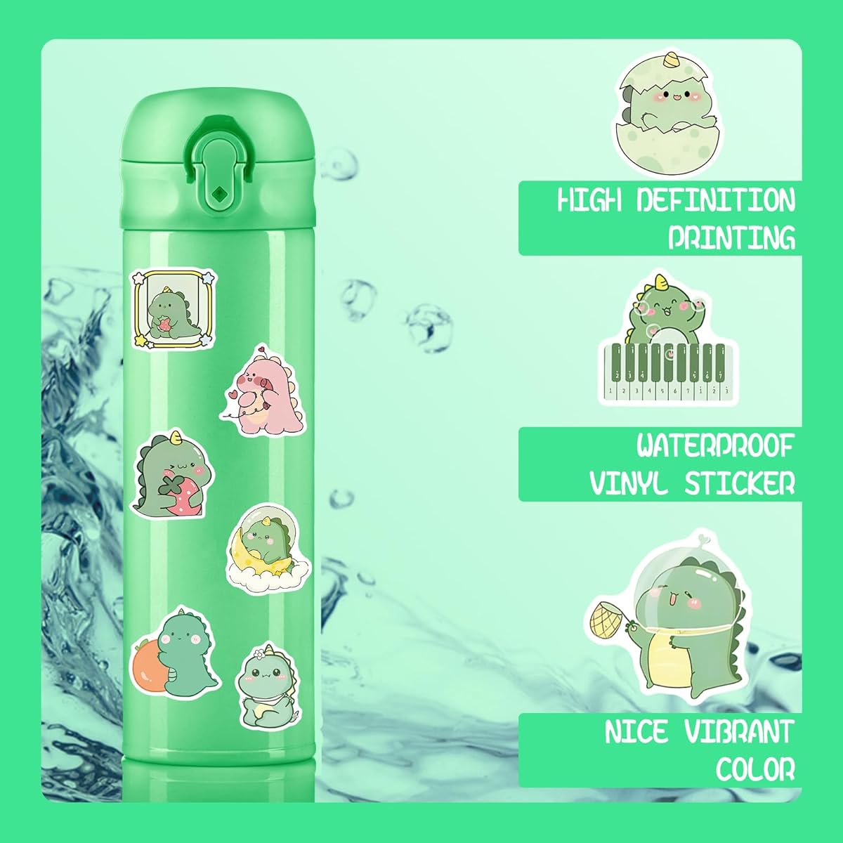 Cute Dinosaur Stickers