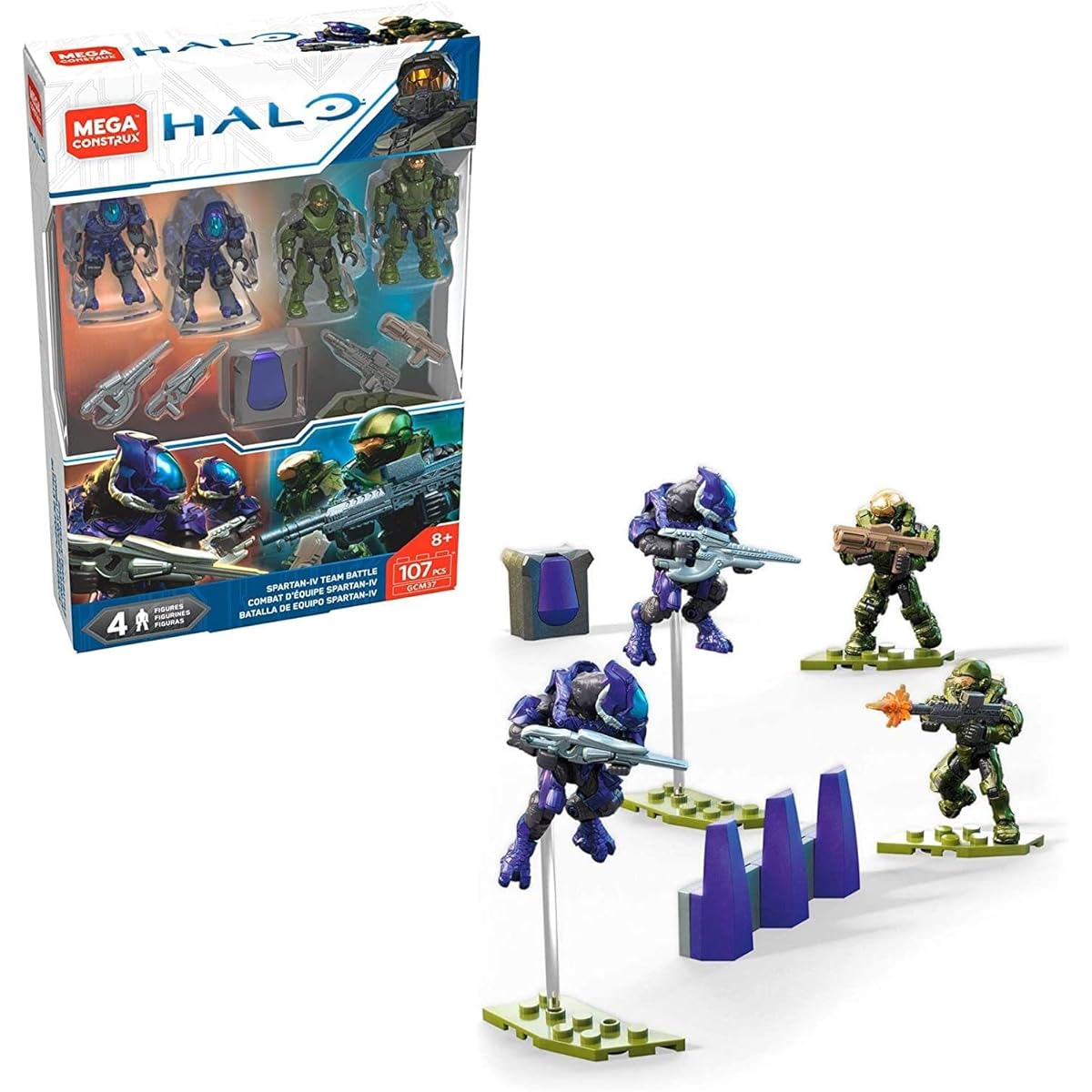 HALO Mega Construx Building Set | Spartan IV Team Battle
