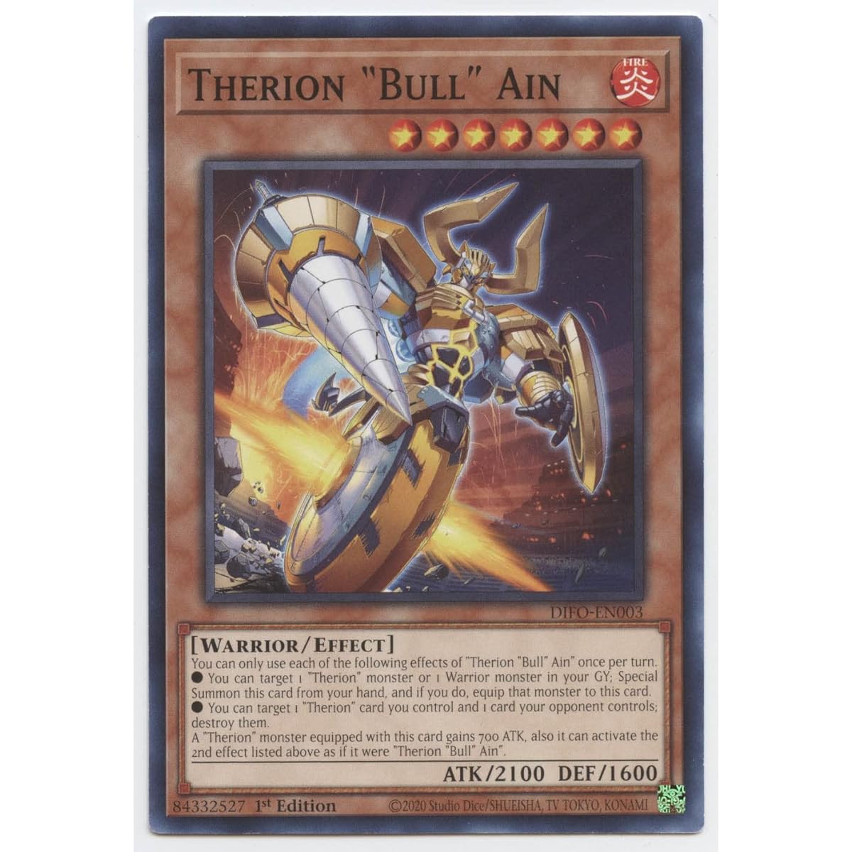 Therion Bull Ain - DIFO-EN003 - Common - 1st Edition