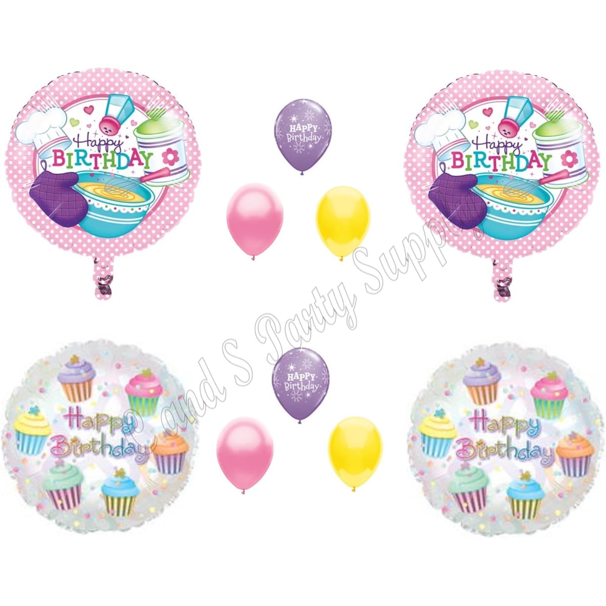 Little Chef Baking Kitchen Playtime Birthday Party Balloon Decorations