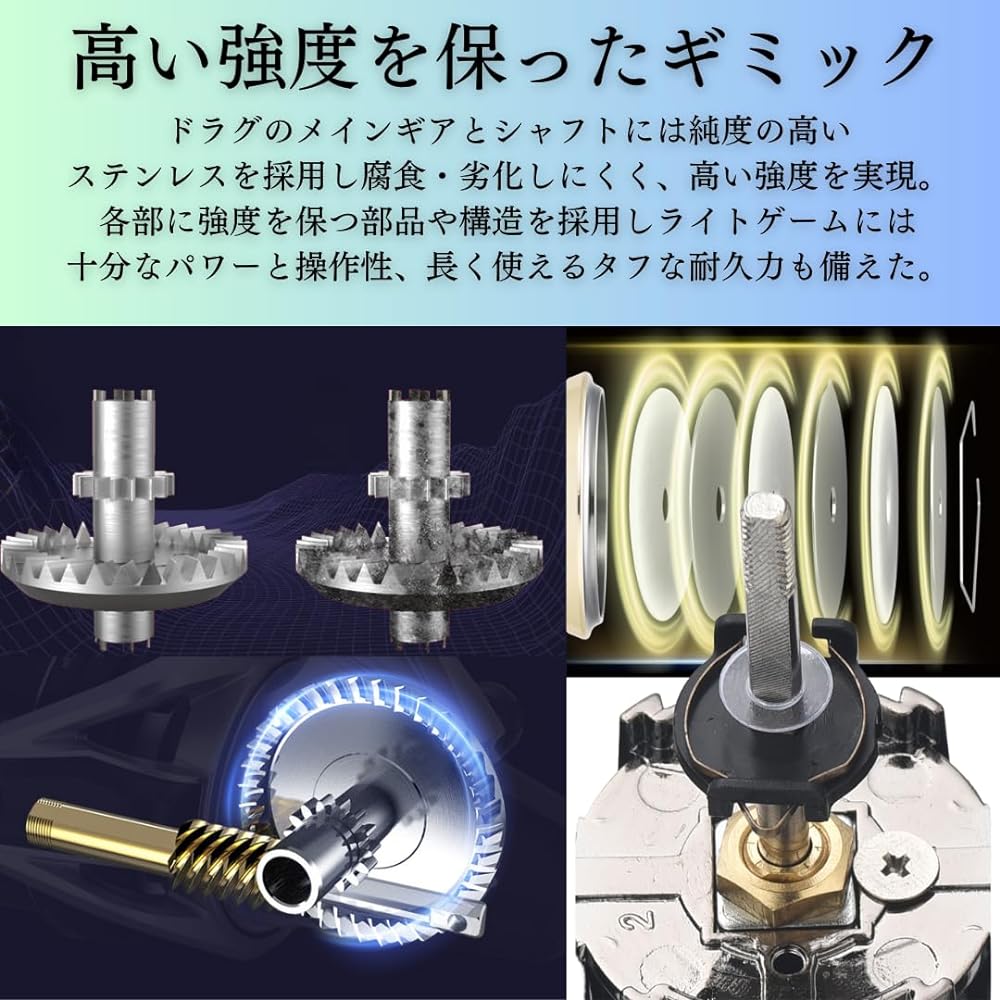 Marild Tokyo Spinning Reel GOLF Screw-in Handle Shallow Spool 6 Ball Bearing