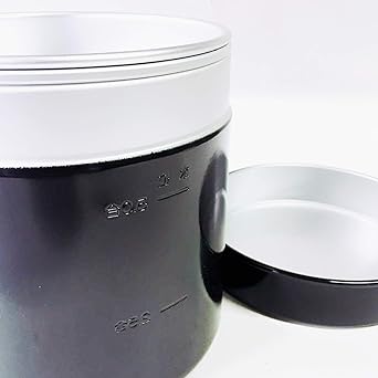 Ooi Metal (OOI) Rice Bowl 5 Cups Aluminum 811-B 62-6546-24/GHV1501 Black