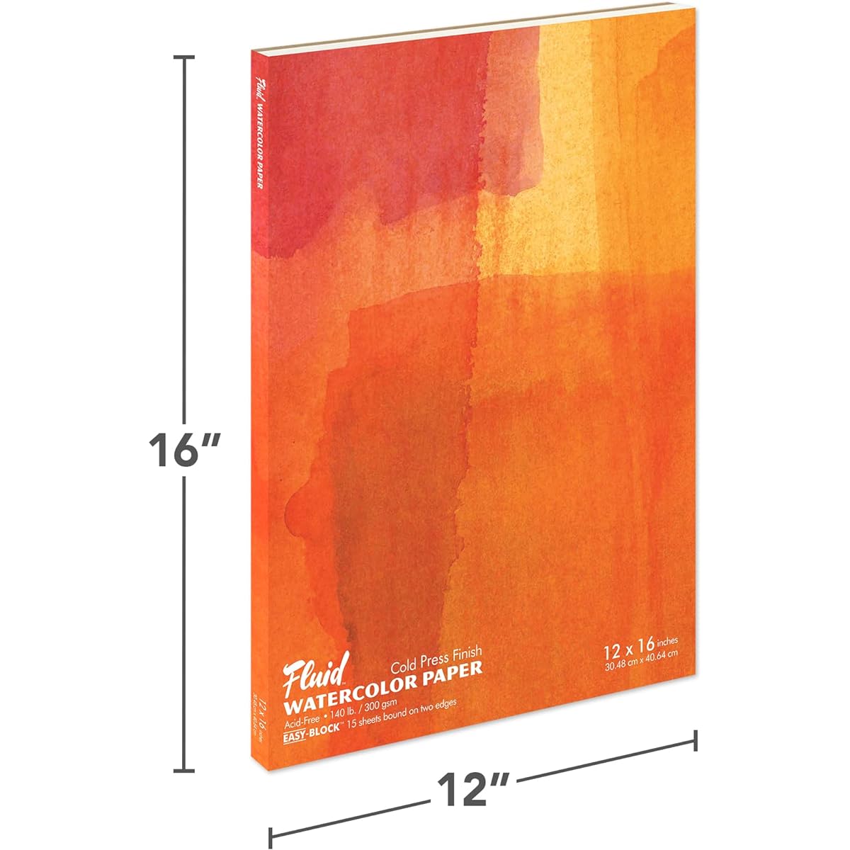 Fluid Easy Block Fluid Watercolor Blocks 12 in. x 16 in. block by Fluid Easy Block