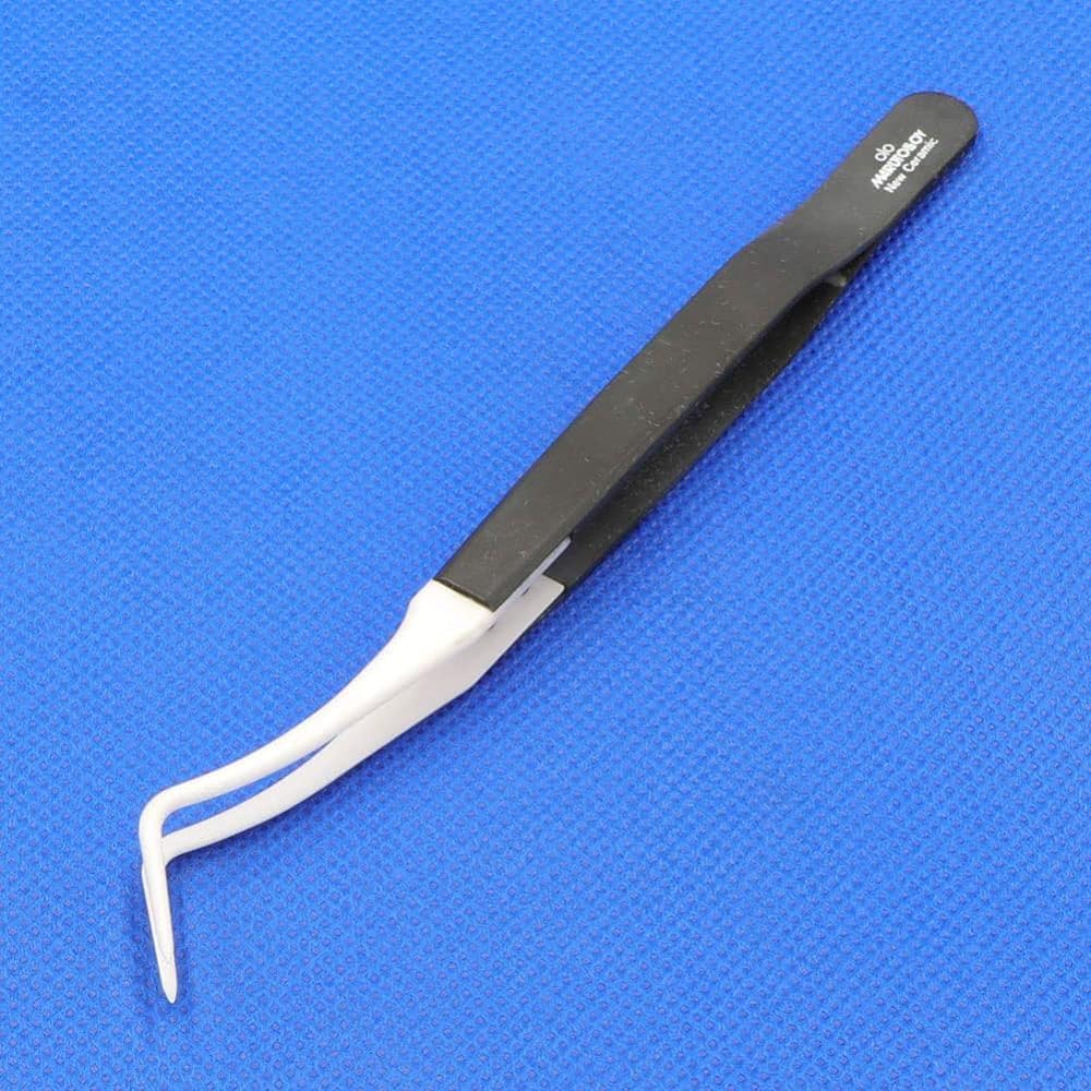 Maruto Hasegawa kosakujo Keiba Ceramic Tip Tweezers Crane Neck TC-B01