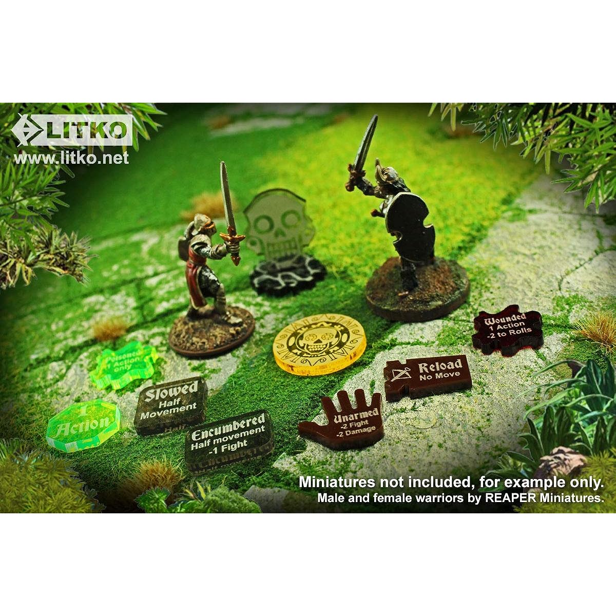 LITKO Game Upgrade Set for Ghost Archipelago, Multicolor, 46 Pieces