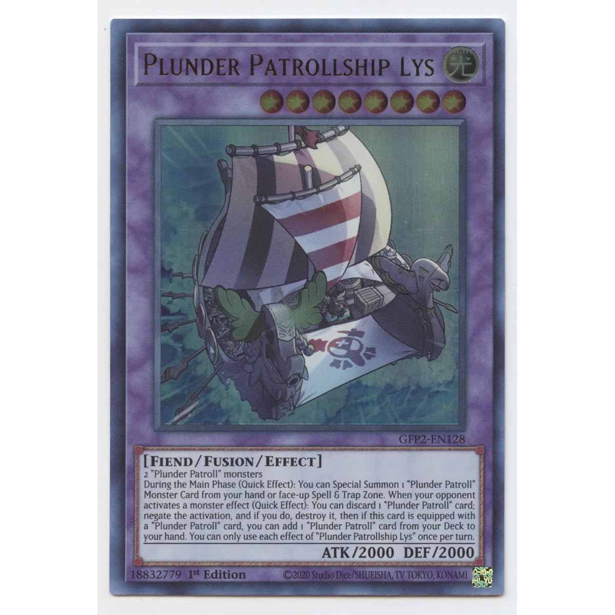 Plunder Patrol Ship LYS - GFP2-EN128 - Ultra Rare - 1st Edition.
