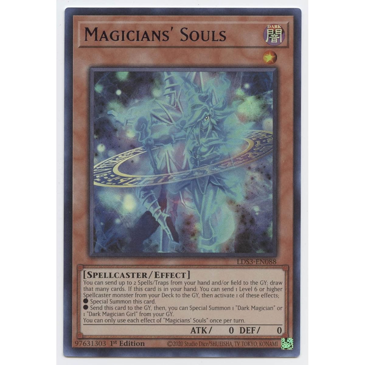 Magician's Souls (Blue) LDS3-EN088 Ultra Rare First Edition