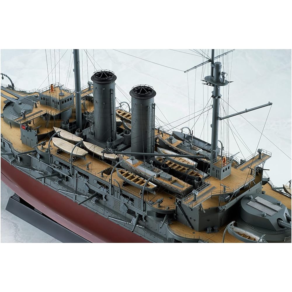 Wave 1/200 Battleship Mikasa Total Length Approx. 66cm Plastic Model BB001