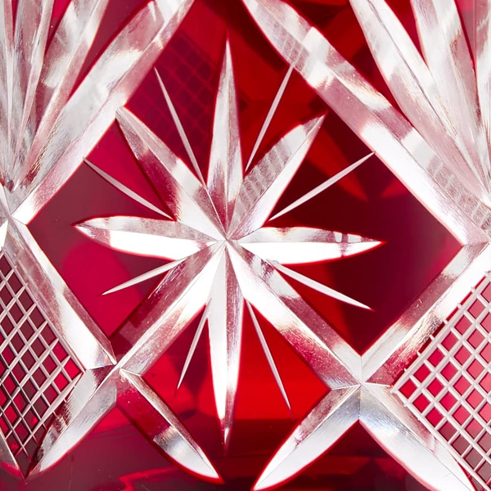 Tajima Glass Star Kiriko Old Pair