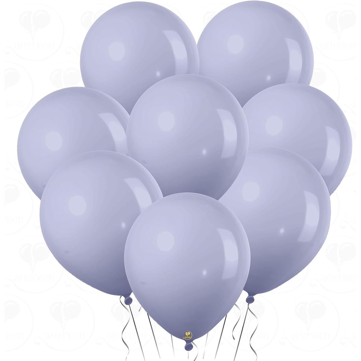 Latex Balloons Pastel Baby Grey 10 Inch Thick 24 Pack for Baby Shower Garland Wedding Photo Booth Birthday Party Supplies Arch Decoration Engagement Anniversary Christmas Festival