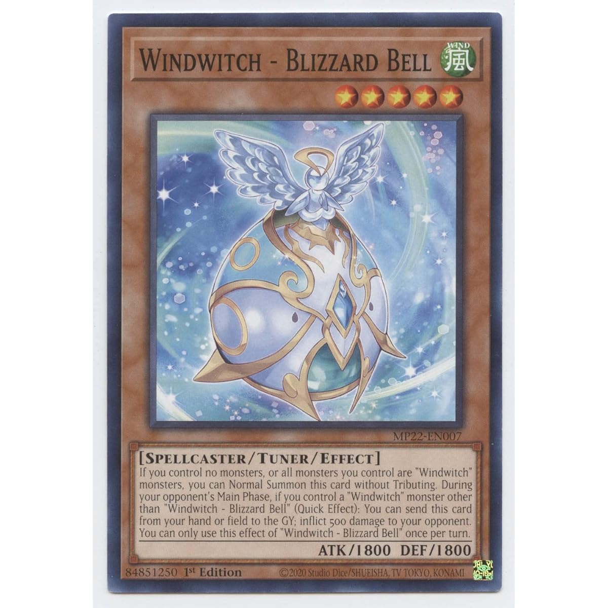 Wind Witch - Blizzard Bell - MP22-EN007 - Common - 1st Edition