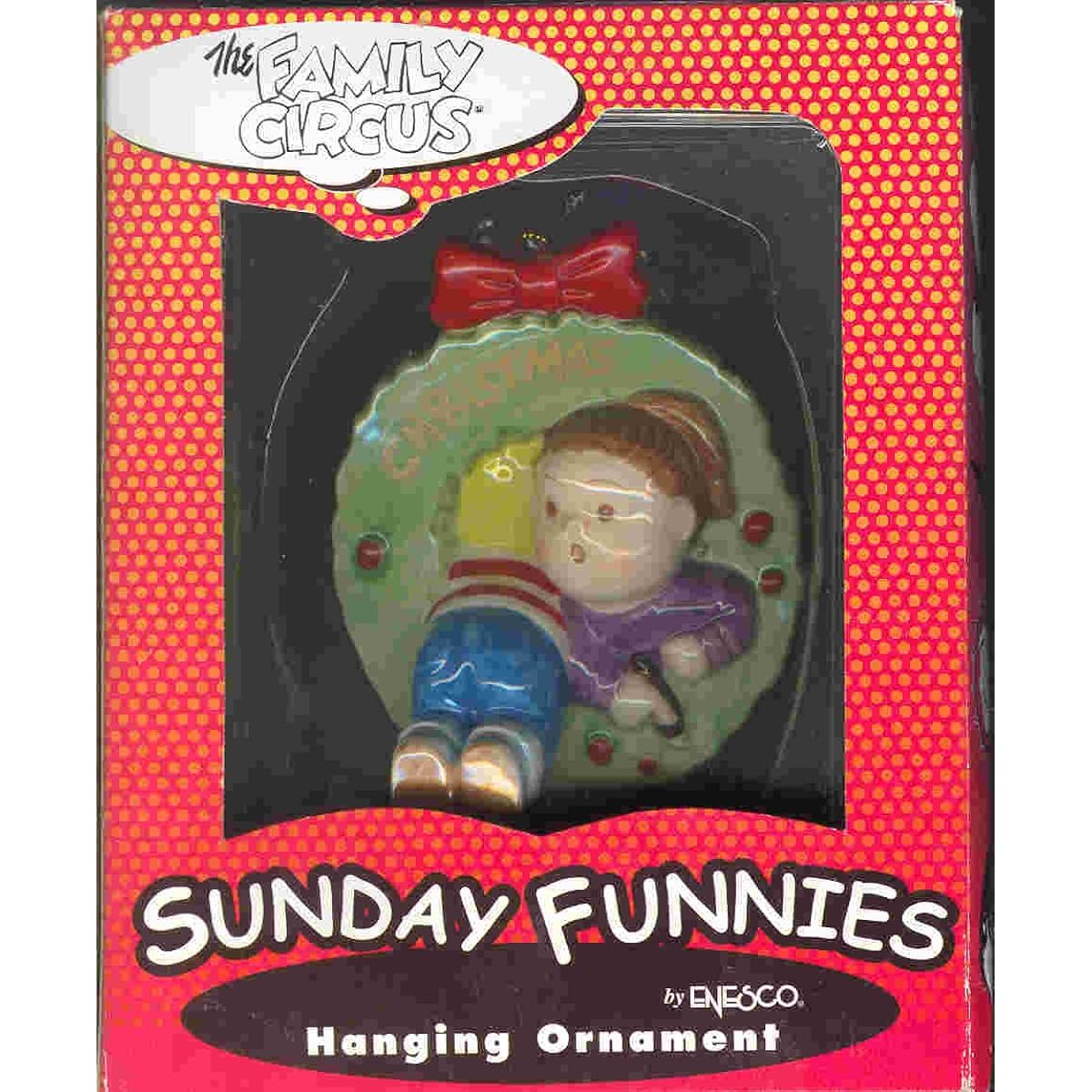 Sunday Funnies The Family Circus Christmas Ornaments Enesco