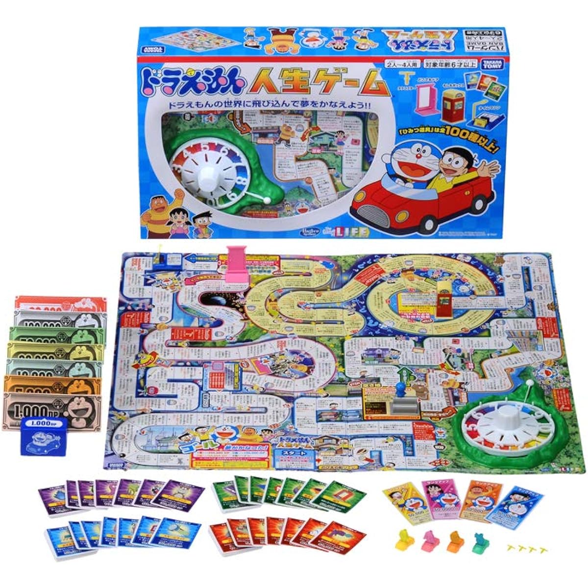 TAKARA TOMY Doraemon Game of Life for 4 players, ages 6 and up