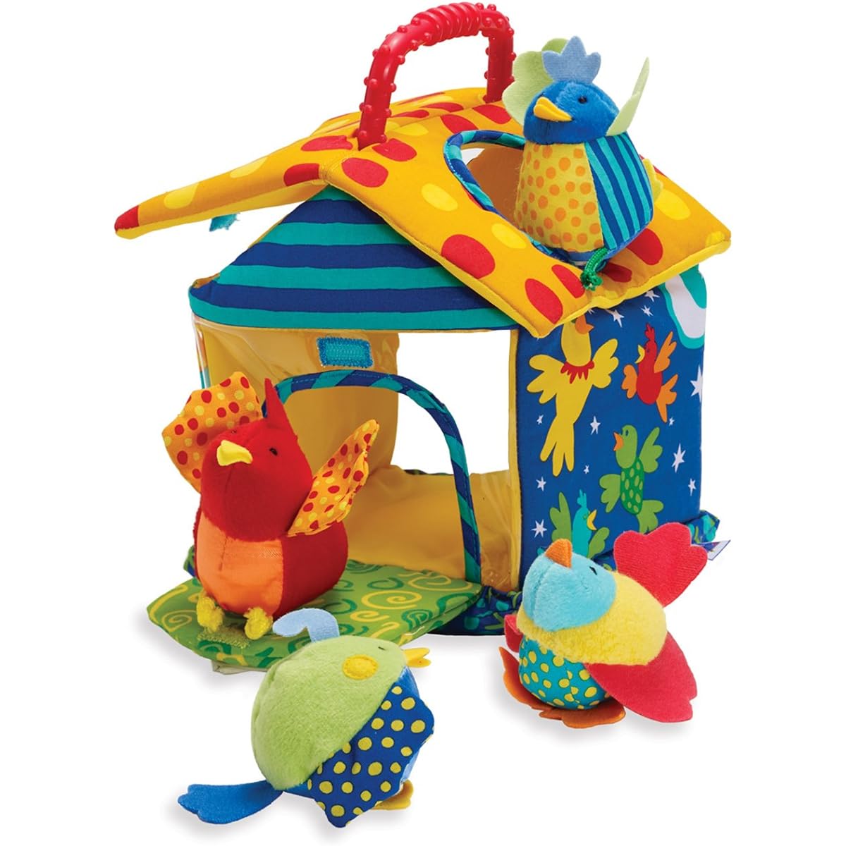 Manhattan Toy Pat & Peek Birdhouse Soft Activity Toy
