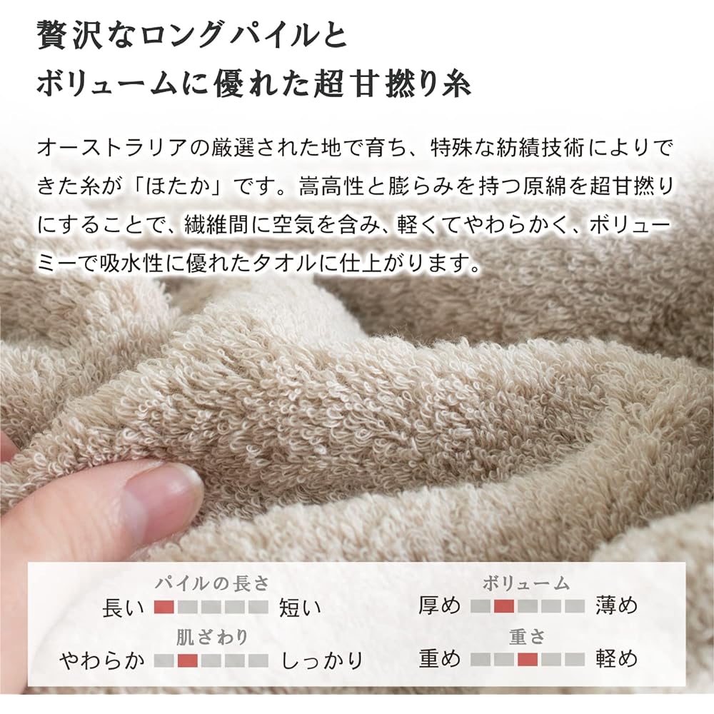 Imabari Towel Resort Hotel Style Bath Towel Set of 2 (White)