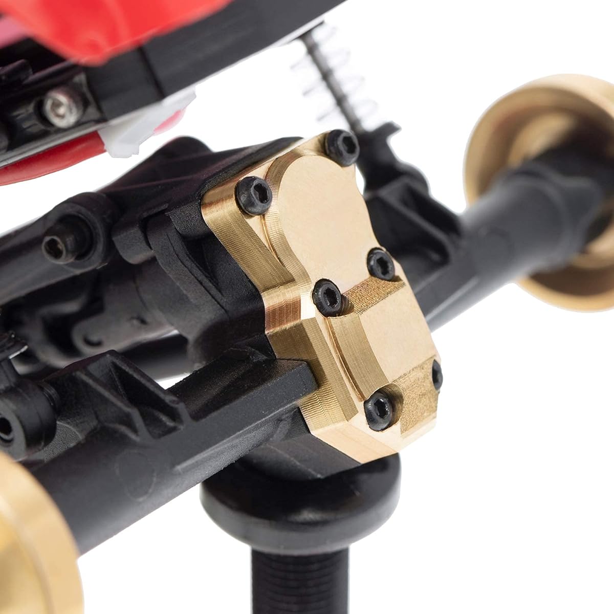 Durable Brass Counterweight Cover Differential Cover 1/24 Axial SCX24 90081 RC Car Modification Parts