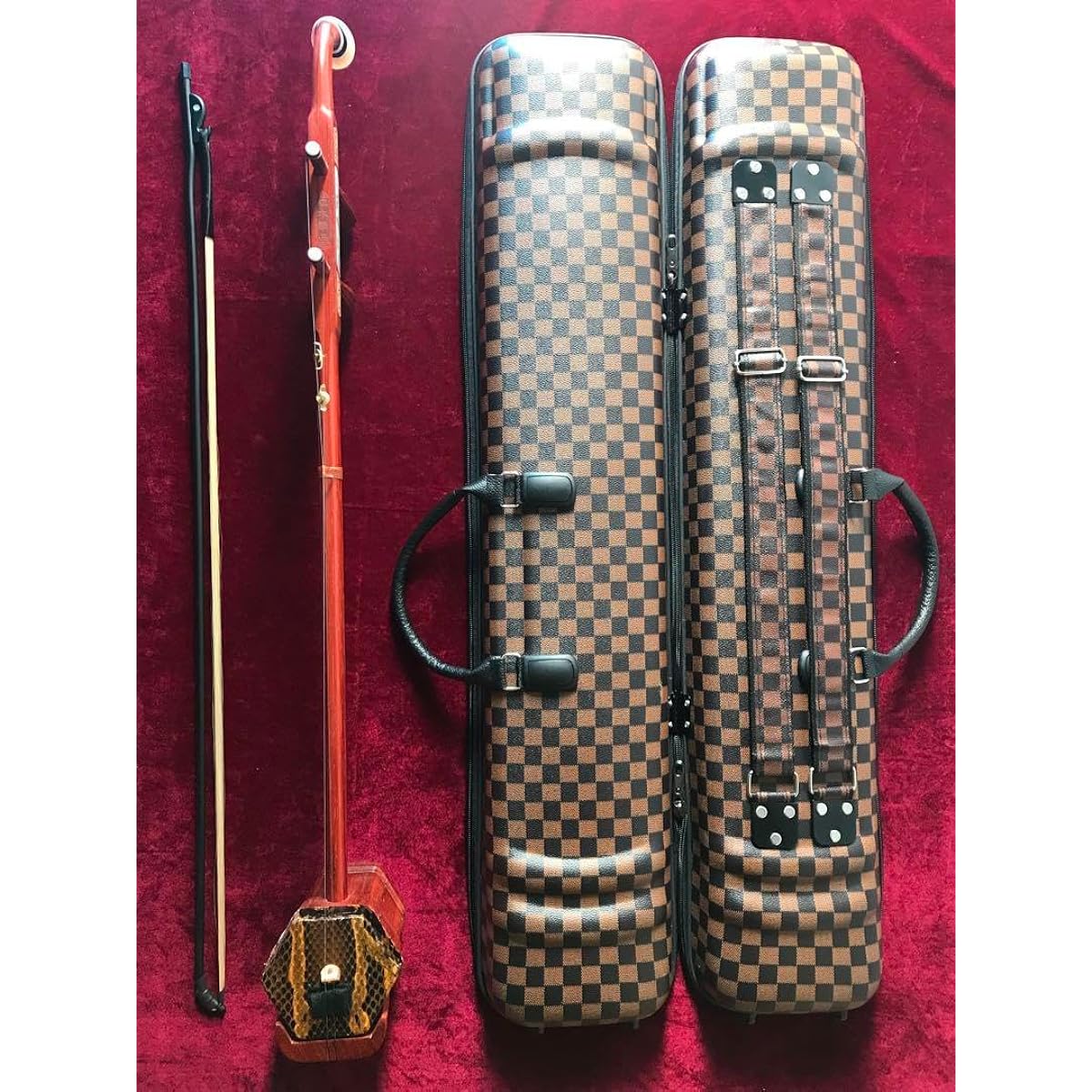 Big.・Erhu (for beginners) annatto essence snake bark 10 years old Erhu must be played GU
