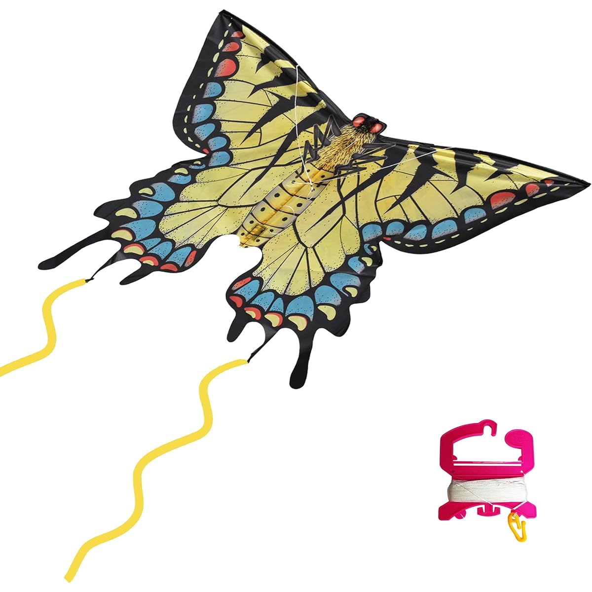 WindNSun Swallowtail Butterfly Nylon Kite, 32 inches