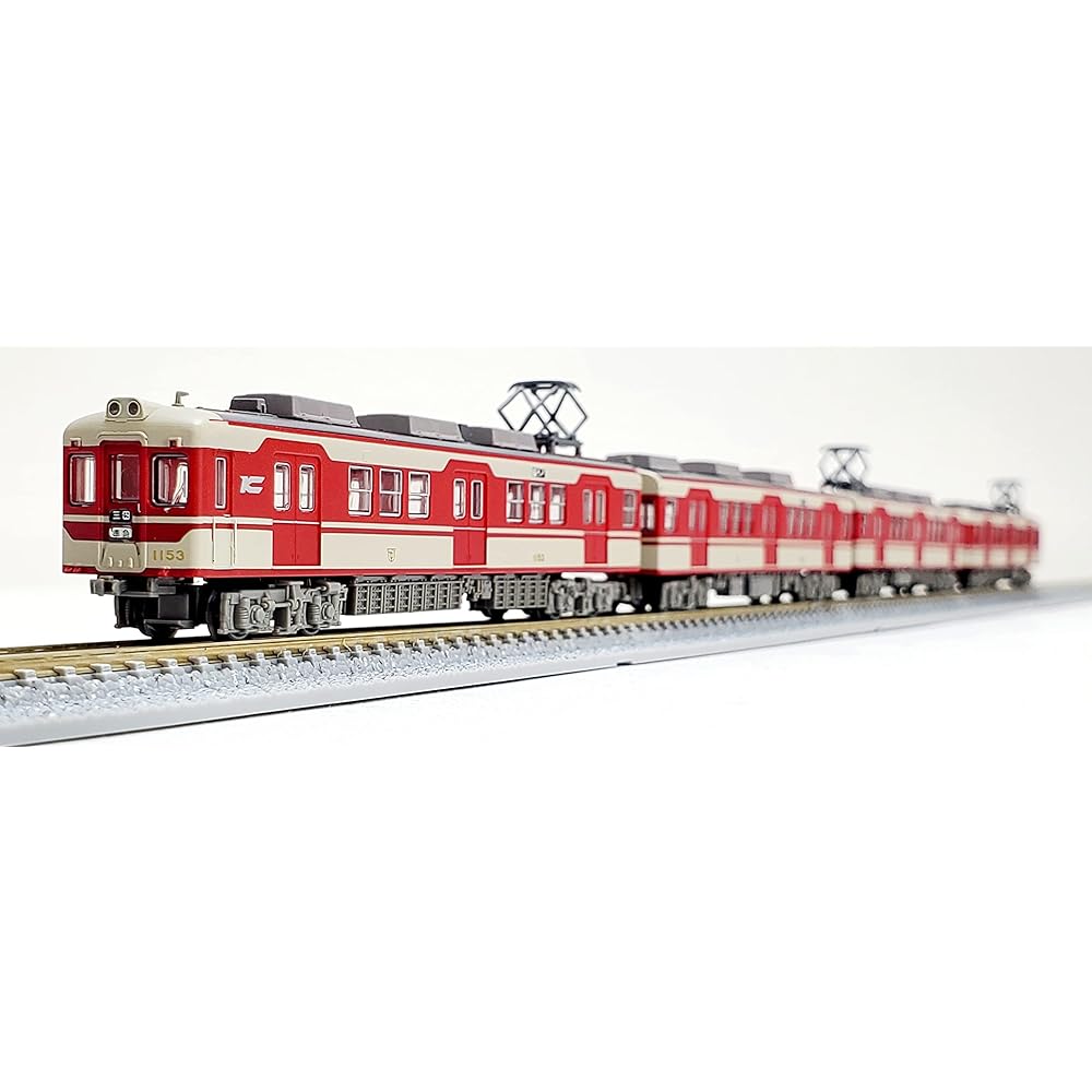 Railway Collection Iron Collection Kobe Electric Railway 1000 Series 1074+1153 Formation 4-Car Set Diorama Supplies 322795