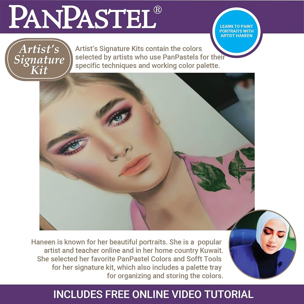 PanPastel 30088 Haneen Portrait Set 10 Colors Set 318448