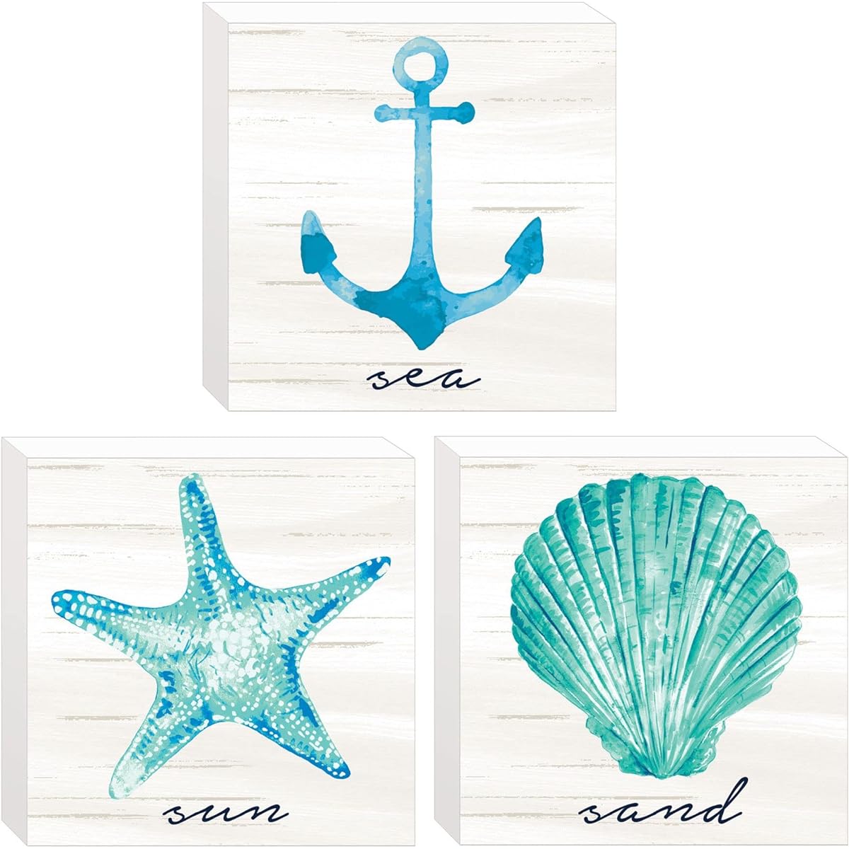 Life's a Beach Mini Standing Sign Set - 3 Pieces