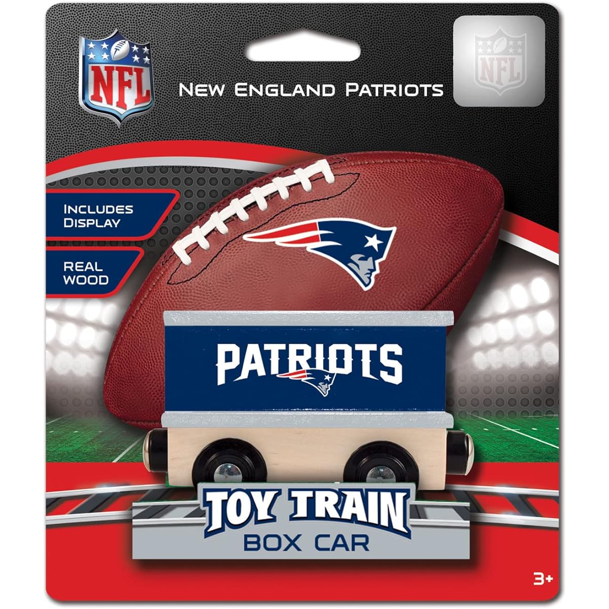 MasterPieces NFL Unisex NFL Real Wood Toy Train Box Car