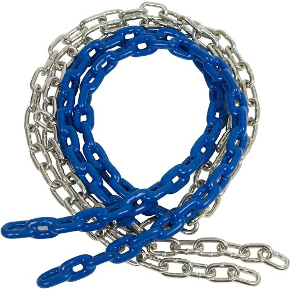 Swing Set Stuff 8 1/2 Coated Swing Chain with SSS Logo Sticker, Blue