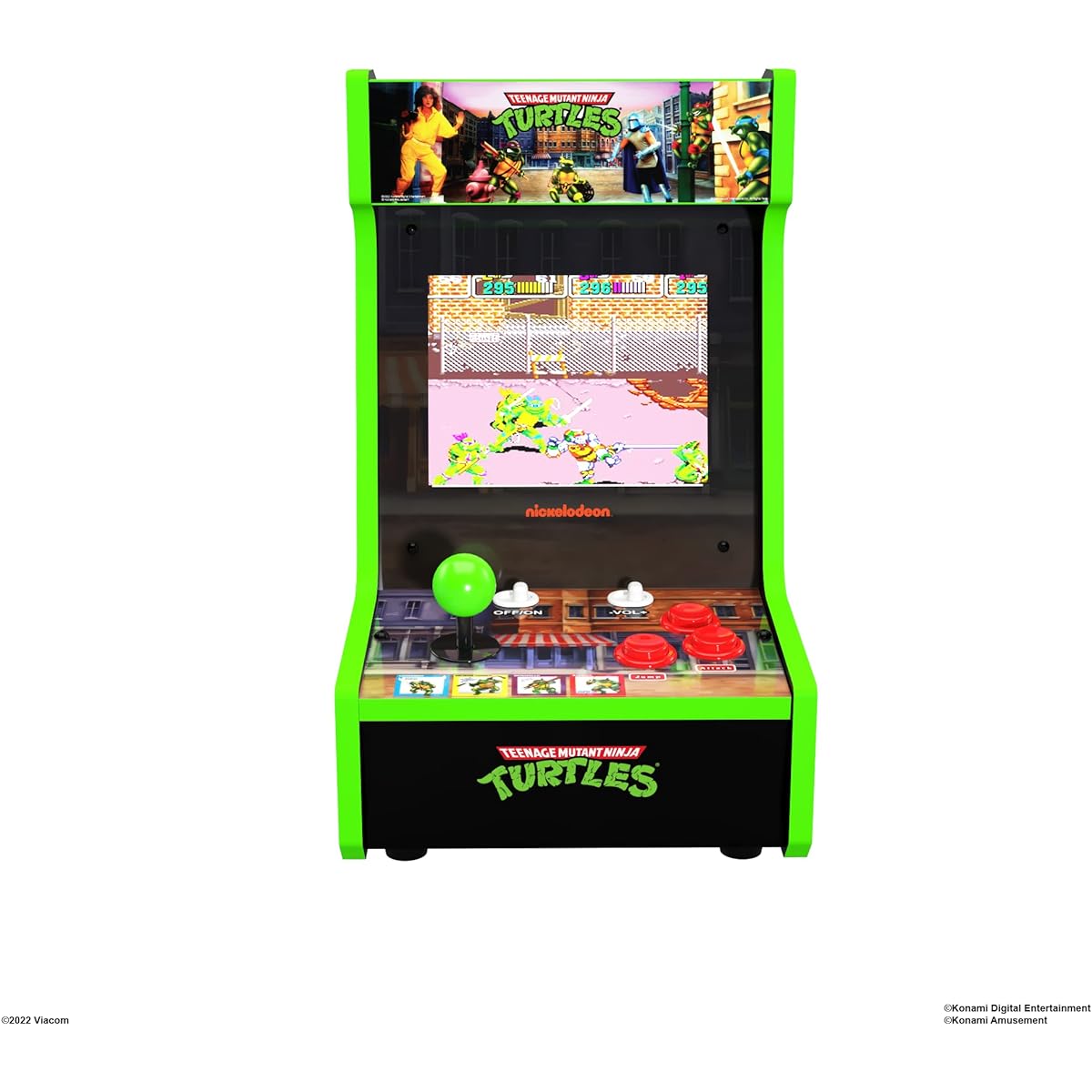 Arcade1UP Teenage Mutant Ninja Turtles Counter-Cade 2 Games in 1