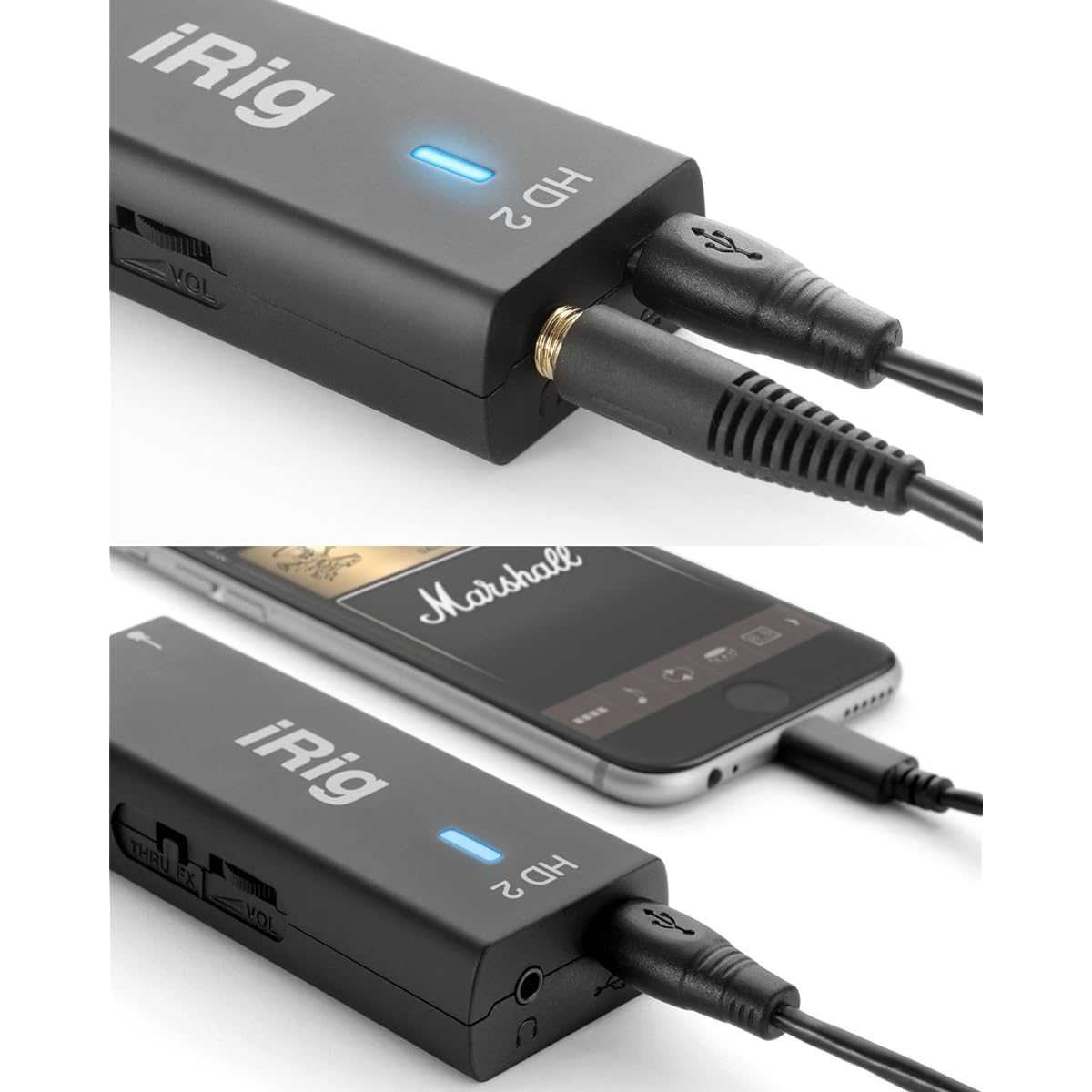 IK Multimedia Mobile Digital Audio Interface for Guitar/Bass iRig HD 2 IKM-OT-000061
