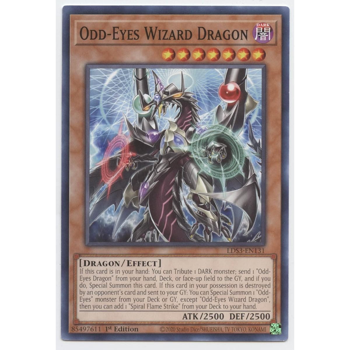 Odd-Eyes Wizard Dragon - LDS3-EN131 - Common - 1st Edition