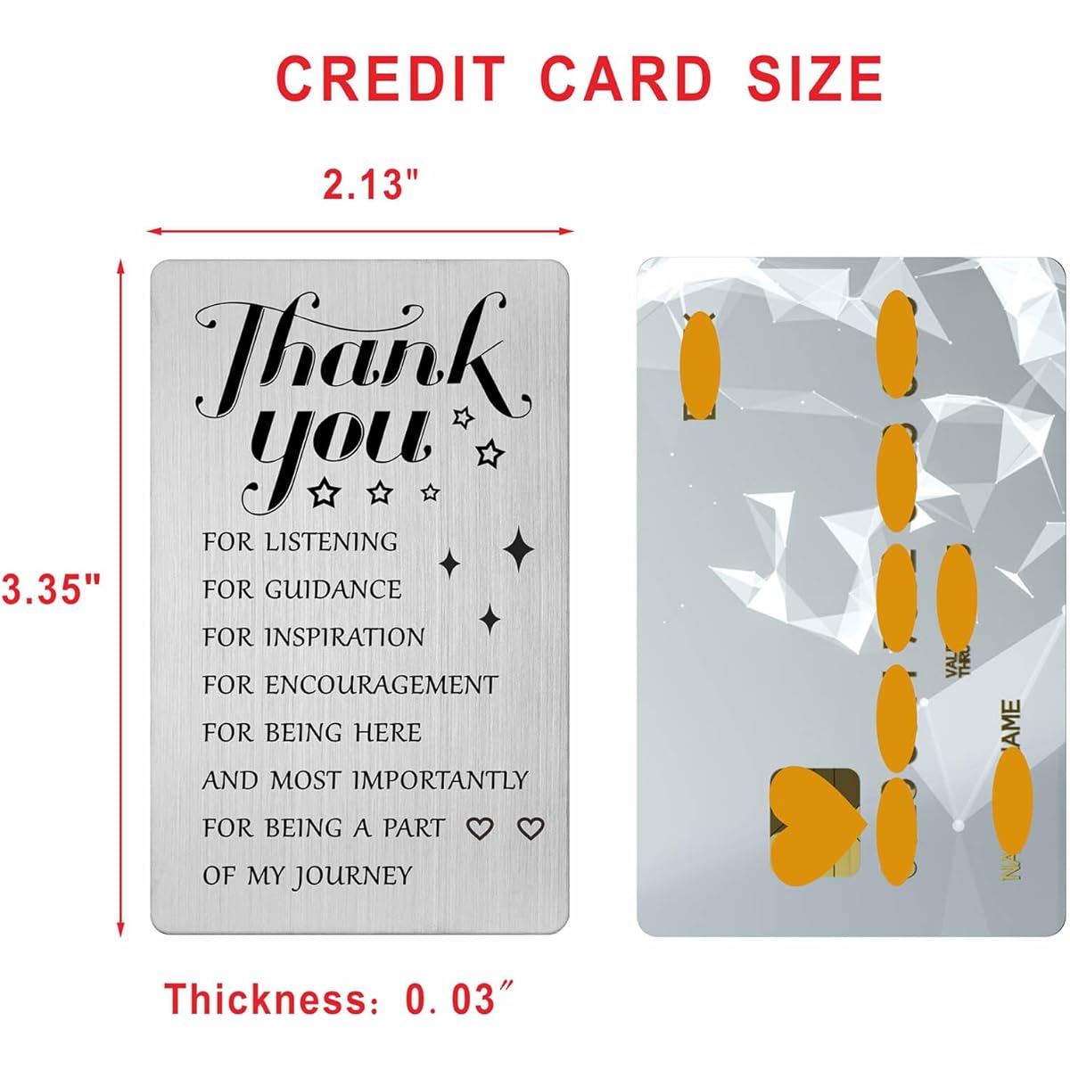 Gezxin Thank You Card for Women and Men - A gift idea to express your gratitude to your boss/principal/teacher/assistant/coworker.A gift to express your gratitude to an employee whose colleague is retiring.Parting gift.