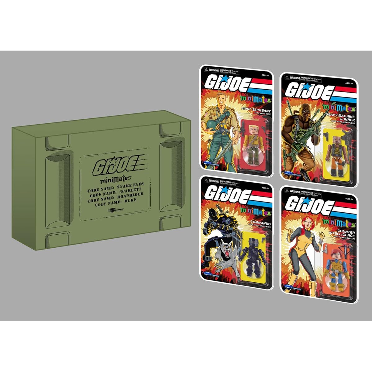 DIAMOND SELECT TOYS G.I. Joe Minimates Series 1 Card Box Set Multicolor (JAN221989)