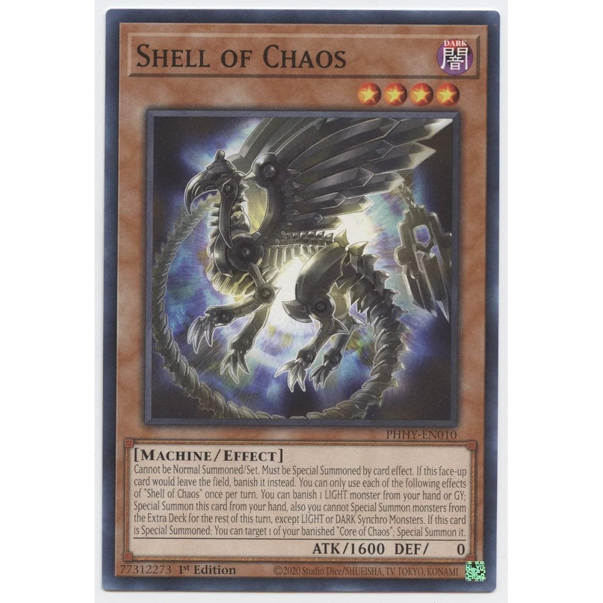 Shell of Chaos - PHHY-EN010 - Common - 1st Edition
