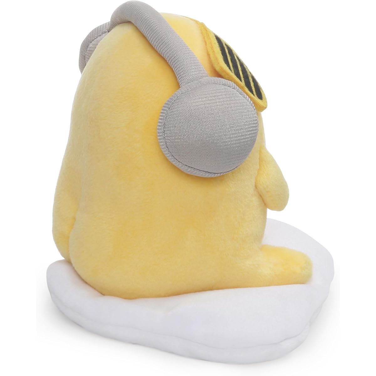GUND Gudetama with sunglasses and headphones Lazy Egg Sanrio Yellow 5 inch