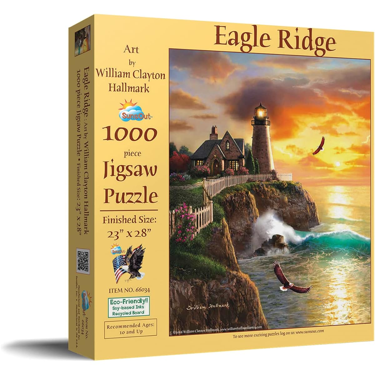 SunsOut Eagle Ridge 1000 Piece Jigsaw Puzzle