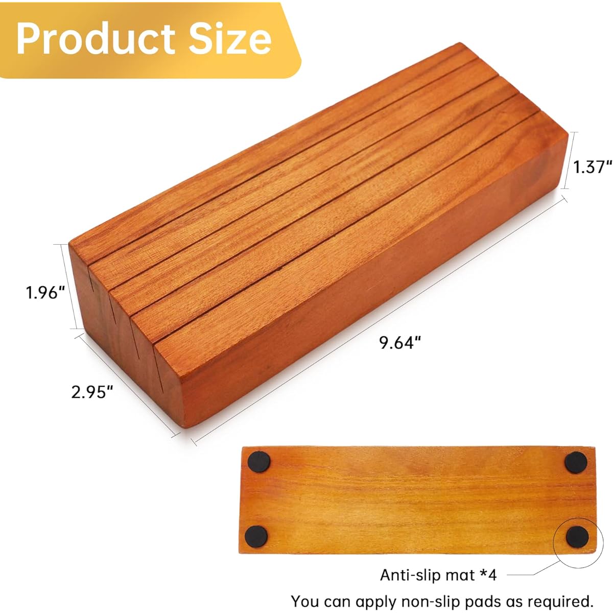Iswabard Card Deck Stand Set of 4, Playing Cards Holder for Kids, Elderly, Wooden Holder Rack Tray for Card Organizer, Adult
