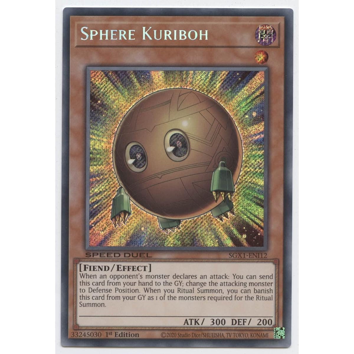 Sphere Goomba SGX1-ENI12 Secret Rare First Edition