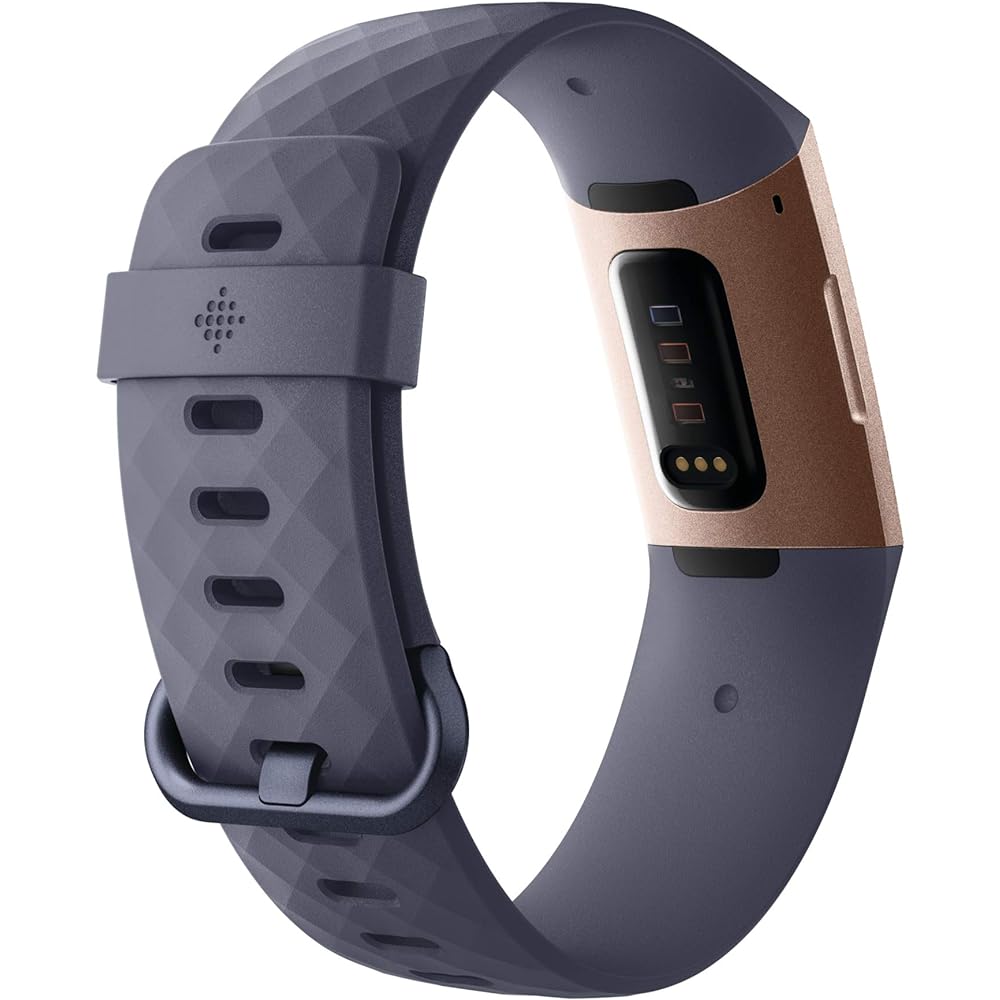 Fitbit latest fitness tracker Charge 3 parallel import (Rose Gold/Blue Grey)