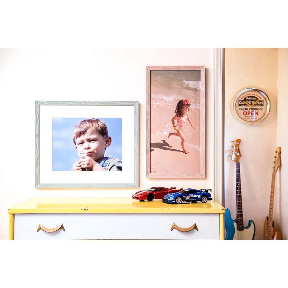 Larson Joule Picture Frame Wave A4 (inner size 299x212mm) Light Blue