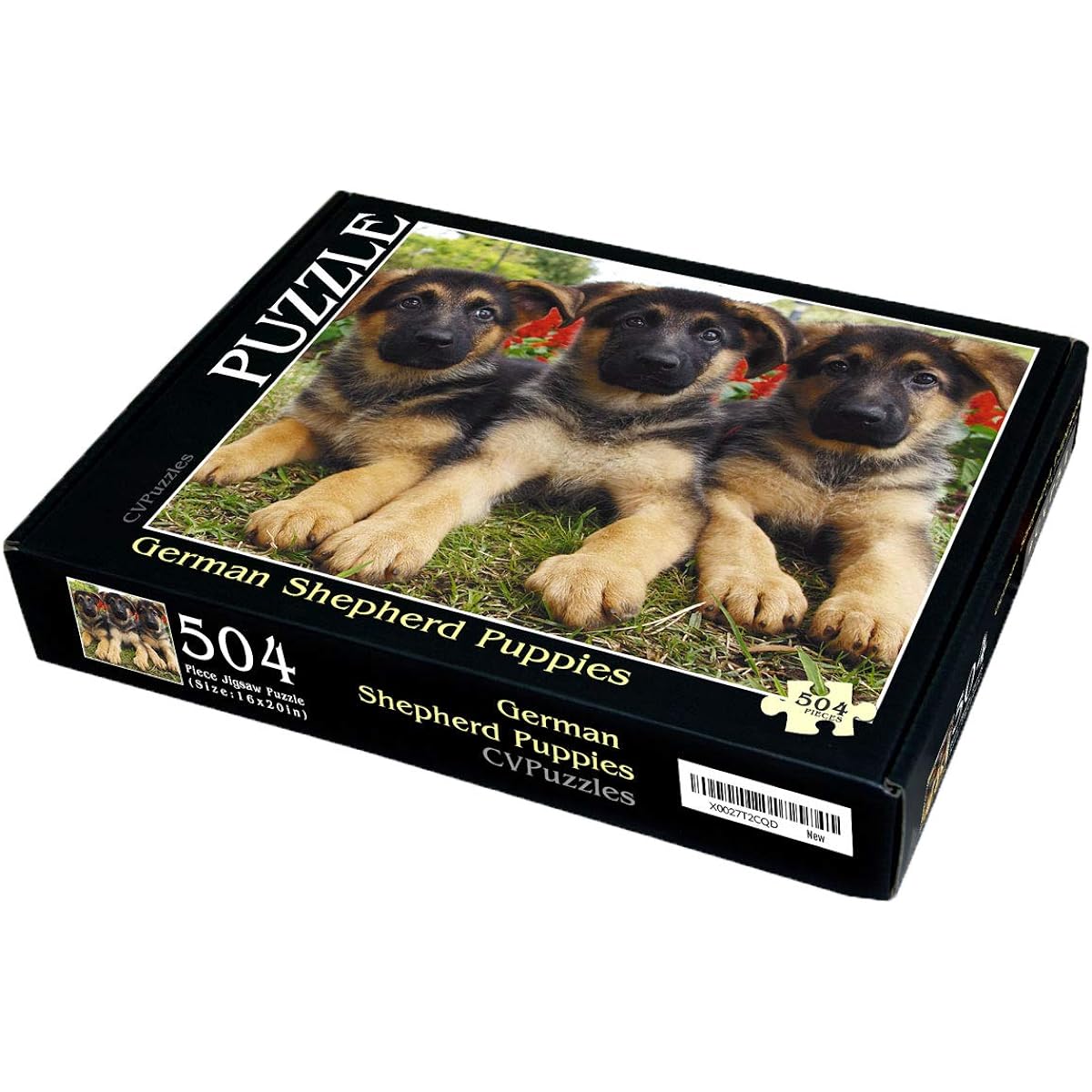 German Shepherd Puppy 504 Piece Jigsaw Puzzle 16" x 20"