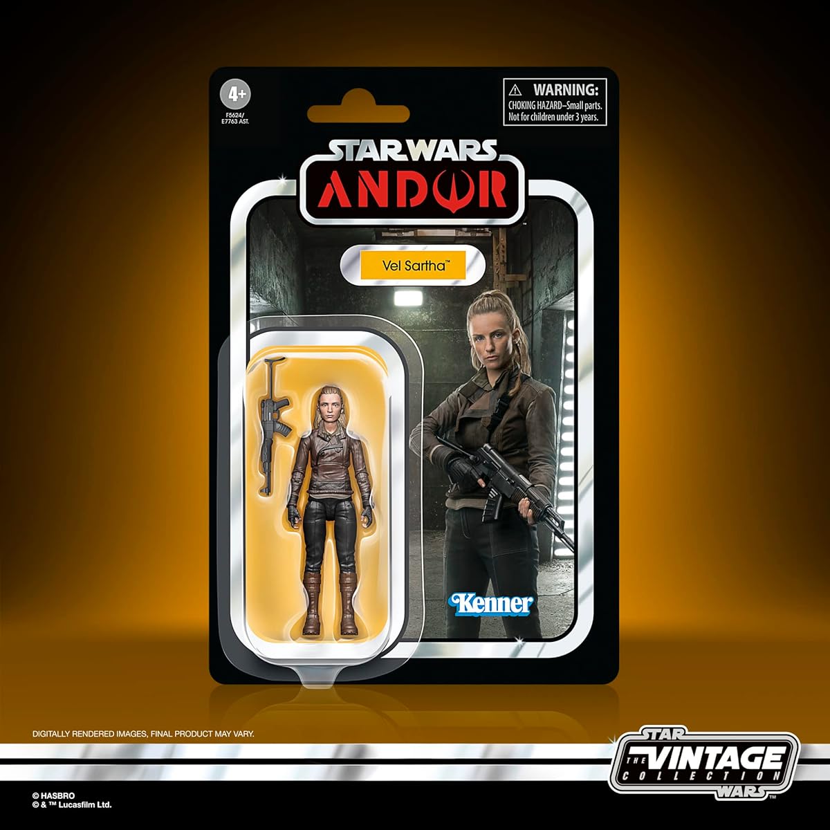 STAR WARS Vintage Collection Versata 3.75" Scale Andor Action Figure for ages 4 and up