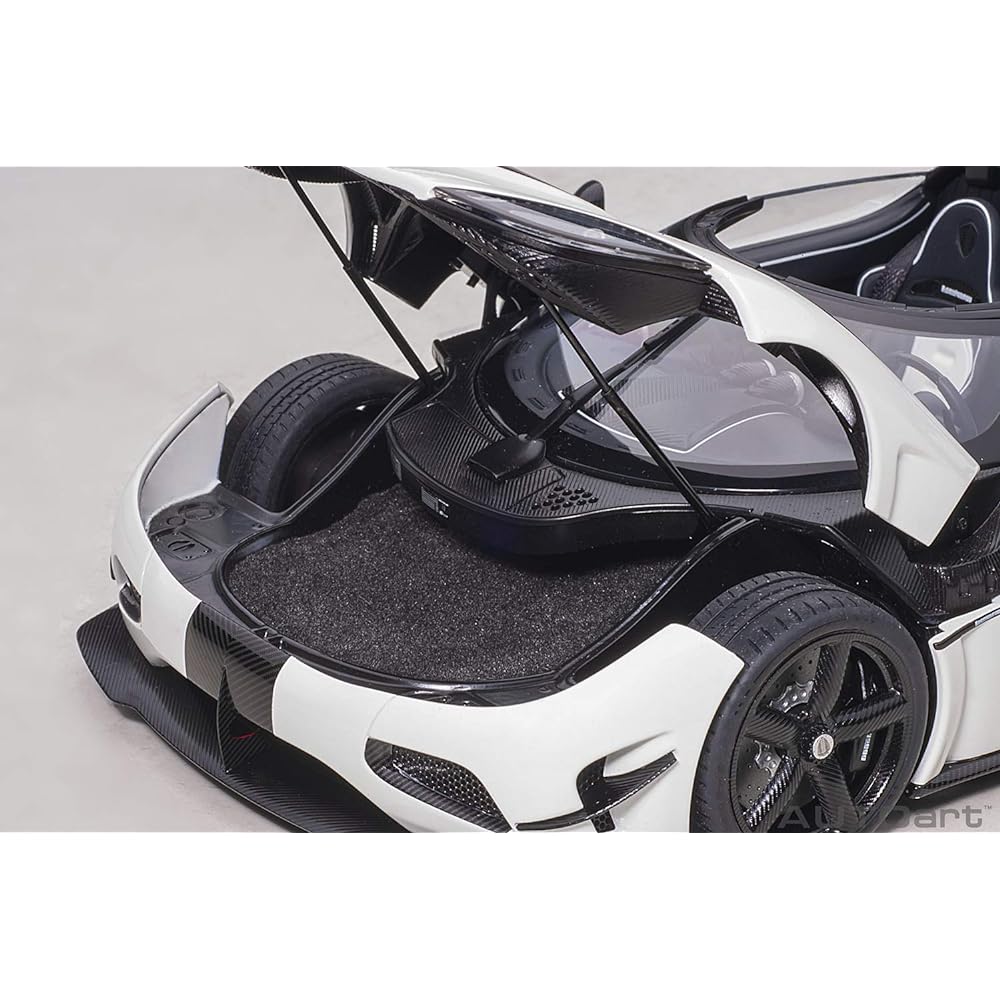 AUTOart 1/18 Koenigsegg Agera RS White/Carbon Black Finished Product 79021